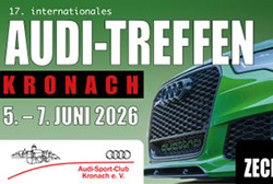 Internationales Audi Treffen in Kronach 2026
